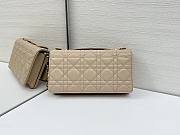Okify Dior My Dior Mini Bag In Light Beige Lambskin 21x11.5x4.5cm - 5