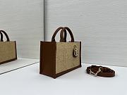 Okify Dior Dioriviera Raffia Tote Bag 21.5x13x7.5cm - 3