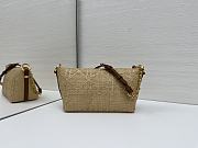 Okify Dior Diorstar Hobo Raffia Bag 28.5x14.5x10cm - 6