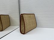 Okify Dior 30 Montaigne Dea Raffia Pouch 26x19.5x7cm - 5