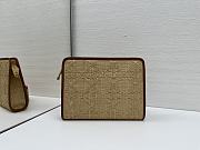 Okify Dior 30 Montaigne Dea Raffia Pouch 26x19.5x7cm - 3