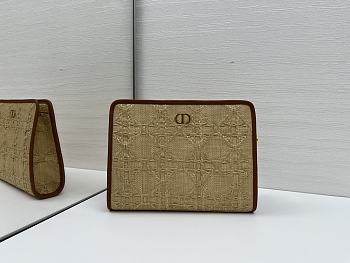 Okify Dior 30 Montaigne Dea Raffia Pouch 26x19.5x7cm
