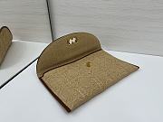 Okify Dior 30 Montaigne Avenue Raffia Pouch With Flap 30x18.2x2cm - 6