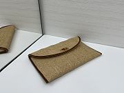 Okify Dior 30 Montaigne Avenue Raffia Pouch With Flap 30x18.2x2cm - 5