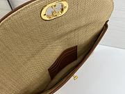 Okify Dior 30 Montaigne Avenue Raffia Pouch With Flap 30x18.2x2cm - 2