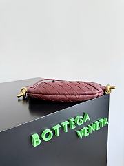 Okify Bottega Veneta Baby Solstice Bag In Red 28x18x5cm - 3