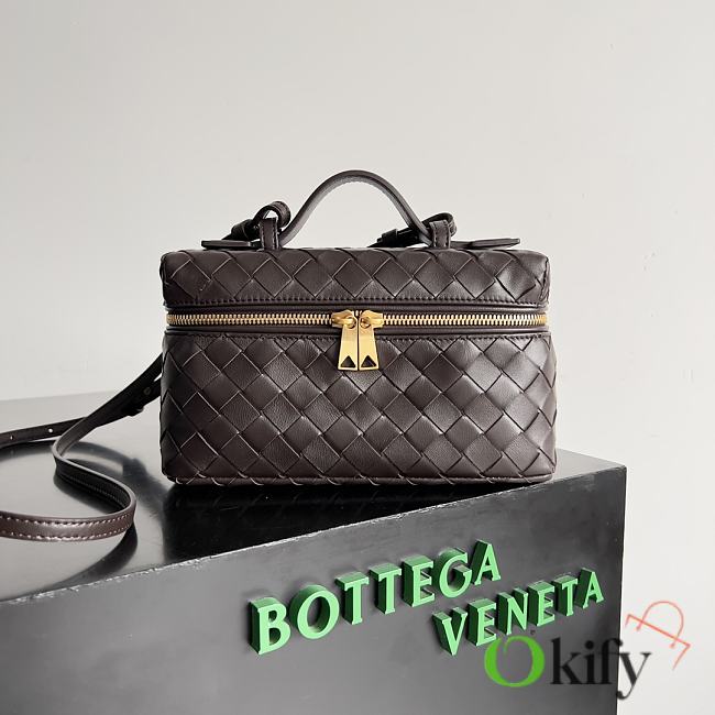 Okify Bottega Veneta Bang Bang Vanity Case Bag In Fondant 22x12.5x5cm - 1