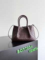 Okify Bottega Veneta Small Pinacoteca Bag In Dark Red 24x15x12cm - 1
