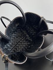 Okify Bottega Veneta Small Pinacoteca Bag In Black 24x15x12cm - 4