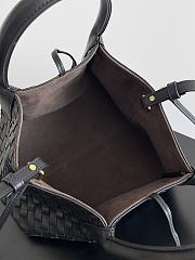 Okify Bottega Veneta Small Pinacoteca Bag In Black 24x15x12cm - 5