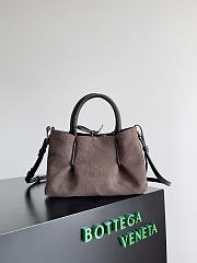 Okify Bottega Veneta Small Pinacoteca Bag In Dark Brown 24x15x12cm - 4