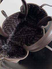 Okify Bottega Veneta Small Pinacoteca Bag In Dark Brown 24x15x12cm - 2