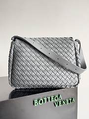 Okify Bottega Veneta Large Cobble Bag In Gray 36x26x13cm - 4