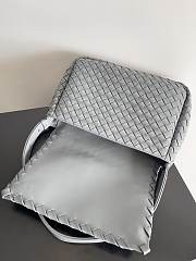 Okify Bottega Veneta Large Cobble Bag In Gray 36x26x13cm - 5