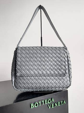 Okify Bottega Veneta Large Cobble Bag In Gray 36x26x13cm