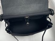 Okify Hermes Herbag 20 In Black With Silver Hardware  - 5