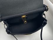 Okify Hermes Herbag 20 In Black With Gold Hardware  - 4