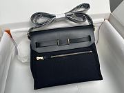 Okify Hermes Herbag 20 In Black With Gold Hardware  - 2