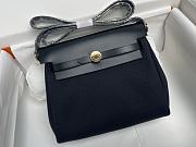Okify Hermes Herbag 20 In Black With Gold Hardware  - 1