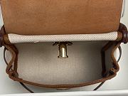 Okify Hermes Herbag 20 In Brown With Gold Hardware  - 3