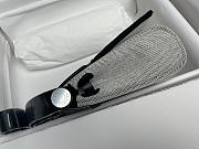 Okify Hermes Herbag 20 In Black And White With Silver Hardware  - 2