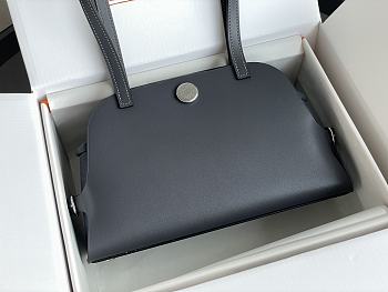 Okify Hermes Tablier Sellier Bag In Gray 26x16x9cm 