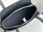 Okify Hermes Tablier Sellier Bag In Gray 26x16x9cm  - 4