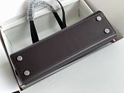 Okify Hermes Tablier Sellier Bag In Dark Brown 26x16x9cm  - 2