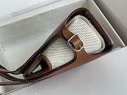 Okify Hermes Tablier Sellier Bag In Brown 26x16x9cm  - 4