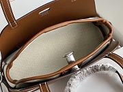 Okify Hermes Tablier Sellier Bag In Brown 26x16x9cm  - 2
