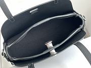 Okify Hermes Tablier Sellier Bag In Black 26x16x9cm  - 3
