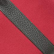 Okify Hermes Garden Party Bag In Black And Red 30cm - 3