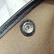 Okify Hermes Garden Party Bag In Brown And Black 30cm - 6