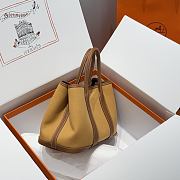 Okify Hermes Garden Party Bag In Brown 30cm - 5