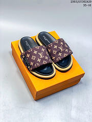 Okify Louis Vuitton Monogram Pool Pillow Mules In Brown - 1