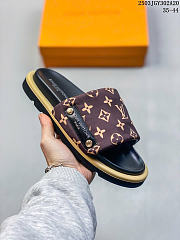 Okify Louis Vuitton Monogram Pool Pillow Mules In Brown - 3