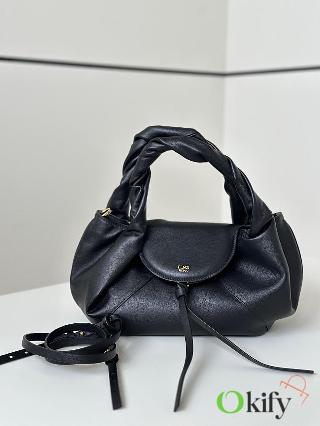 Okify Fendi Small Spy Bag In Black 32x12x18cm  - 1