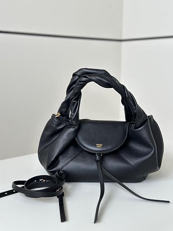 Okify Fendi Small Spy Bag In Black 32x12x18cm 