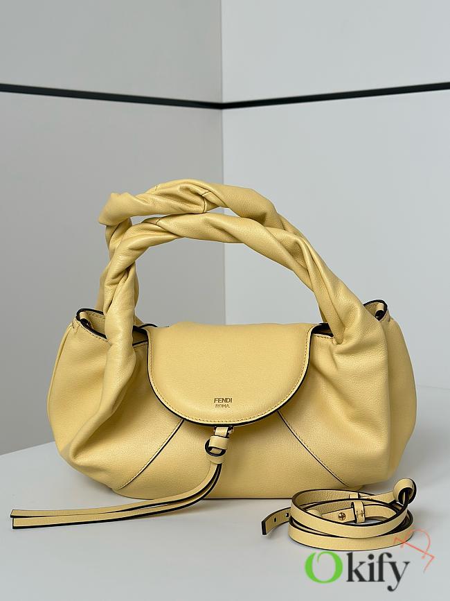 Okify Fendi Small Spy Bag In Yellow 32x12x18cm  - 1