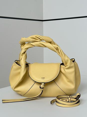 Okify Fendi Small Spy Bag In Yellow 32x12x18cm 