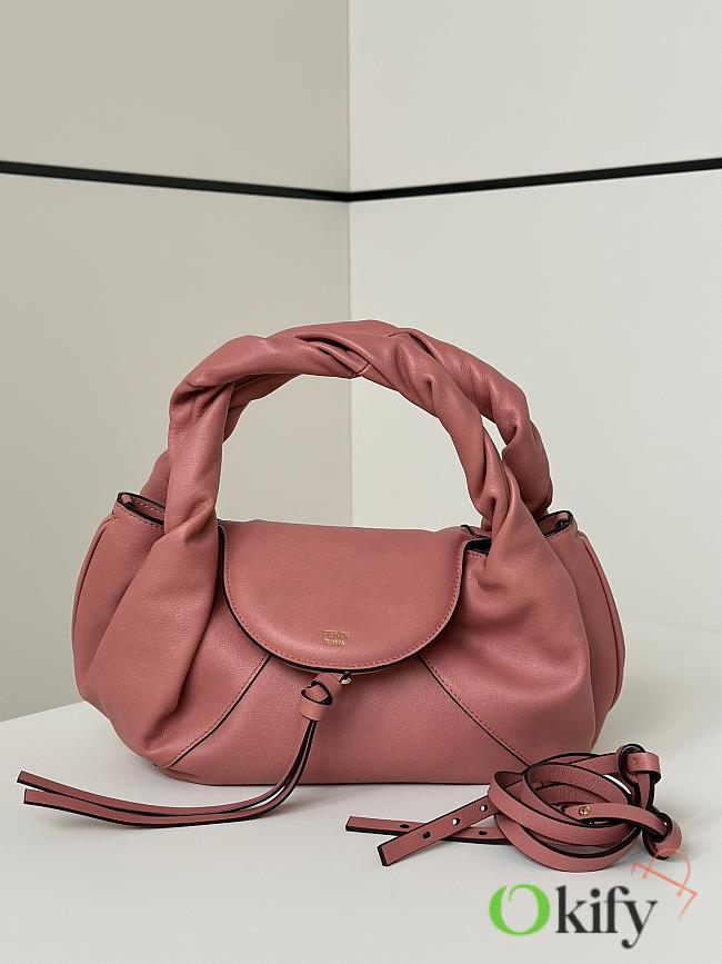 Okify Fendi Small Spy Bag In Pink 32x12x18cm  - 1