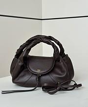 Okify Fendi Small Spy Bag In Dark Brown 32x12x18cm  - 1