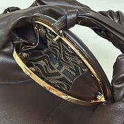 Okify Fendi Small Spy Bag In Dark Brown 32x12x18cm  - 4