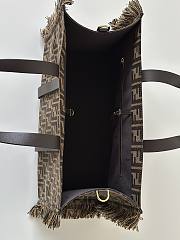 Okify Fendi Summer Tote Bag In Brown 37x16x29cm - 5