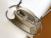 Okify Fendi Peekaboo ISeeU Mini Bag In White 20x11x15.5cm - 4