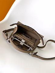 Okify Fendi Peekaboo ISeeU Mini Bag In Gray 20x11x15.5cm - 5