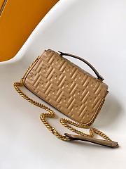 Okify Fendi Baguette Bag In Brown 24x7x14.5cm - 2