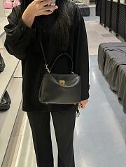 Okify Balenciaga Mini Rodeo Bag In Black With Gold Hardware 22x10x8.3cm - 6