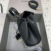 Okify Balenciaga Mini Rodeo Bag In Black With Gold Hardware 22x10x8.3cm - 5