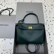 Okify Balenciaga Mini Rodeo Bag In Dark Green 22x10x8.3cm - 1